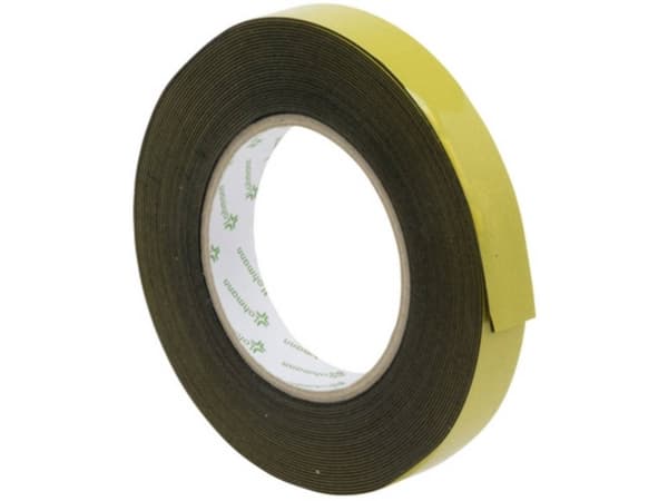 SWG 9850101975 Dobbeltsidet tape Sort (L x B) 10 m x 19 mm 1 stk