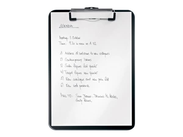 Clipboard Letiz WOW uden forside A4 sort