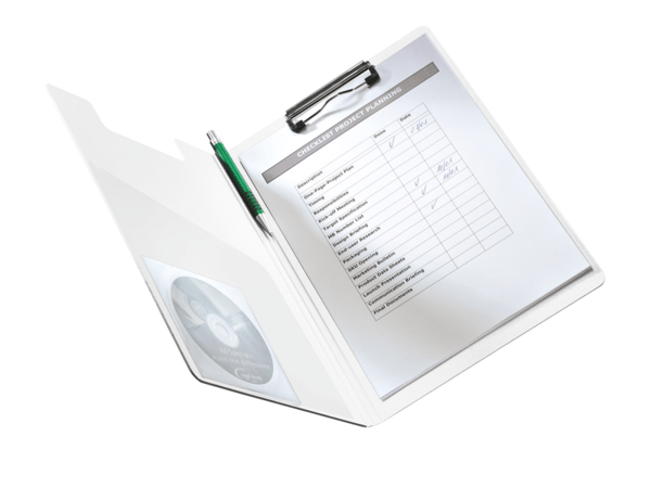 Urklipp Leitz WOW med framsida A4 vit