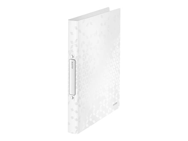 Leitz WOW - Ringpärm - ryggbredd: 32 mm - för A4 - kapacitet: 190 ark - vit