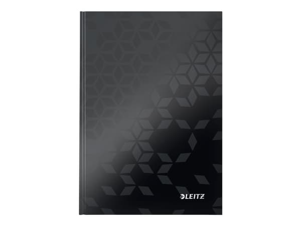 Leitz WOW - Notisbok - eskebundet - A5 (148 x 210 mm) - 80 ark / 160 sider - linjert - svart