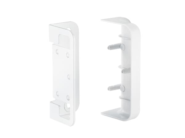 LogiLink EO0019-3, Veggfeste, Hvit, Plast, Stål, 50 kg, 105 mm, 100 mm