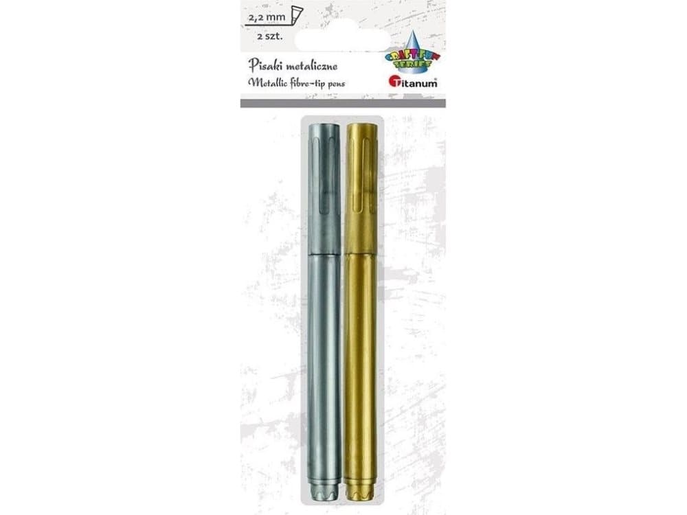 Titanum Metallic marker, gold + silver