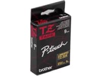 Brother TZFX621 - Svart på gult - Rull (0,9 cm x 8 m) fleksibelt bånd - for P-Touch PT-1080, 1250, 1290, 1400, 1650, 18, 1830, 1850, 1950, 2430, 2700