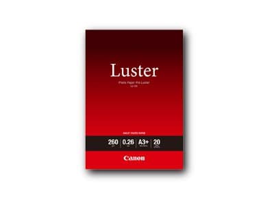 Canon Photo Paper Pro Luster LU-101 - Glans - 260 mikroner - A3 plus (329 x 423 mm) - 260 g/m² - 20 ark fotopapir - for PIXMA PRO-1, PRO-10, PRO-100