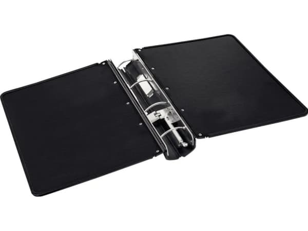 Esselte Agrippa - Ringperm - bokryggbredde: 60 mm - for A4, 220 x 300 mm - kapasitet: 300 ark - svart bokrygg