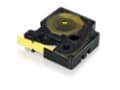 DYMO IND Kutisteputki - 19mm x 1,5m, Musta keltaisella, Monivärinen, -55 - 135 °C, UL 224, MIL-STD-202G, MIL-81531, SAE-DTL 23053/5 (1, 3), DYMO, Rhi