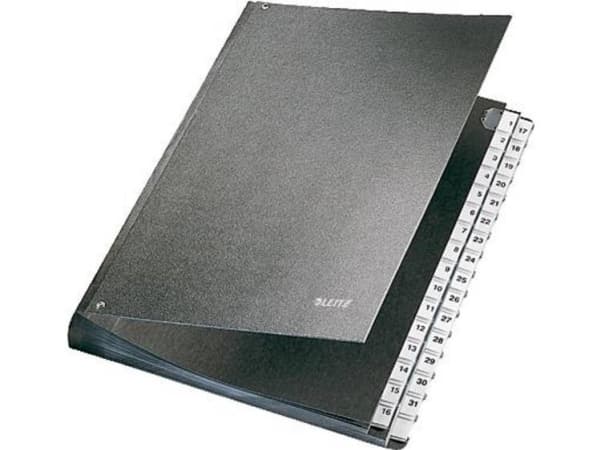 Leitz 58310095 samle plastmappe Sort A4