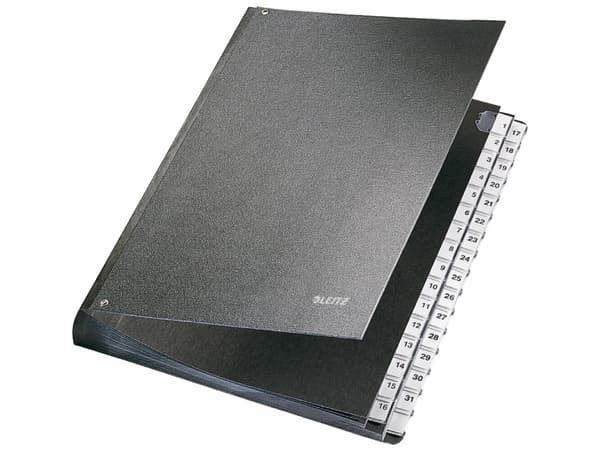 Leitz 58310095 samle plastmappe Sort A4