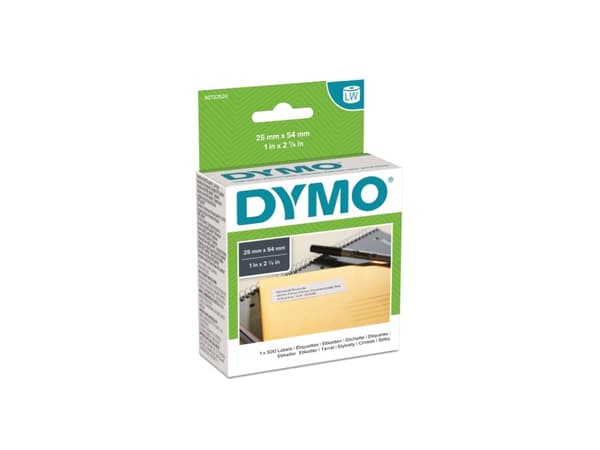 Returadresse-etiket DYMO 11352 25x54mm (rulle á 500 stk.)
