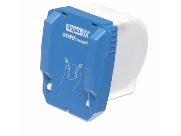 Rapid 5050 - Klamrar - stål - med kassett - paket med 5000 - för Rapid 5050e; Supreme 5050e