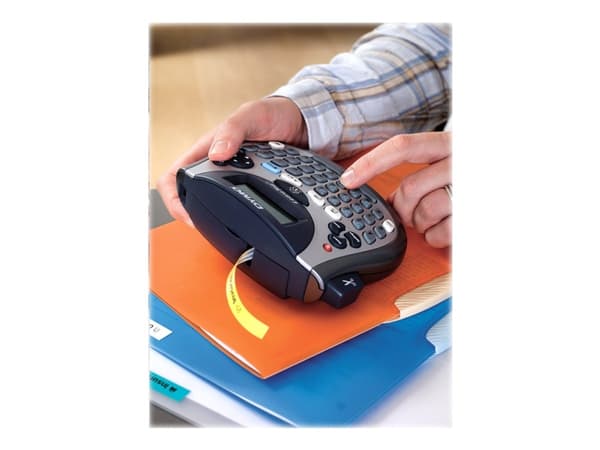 DYMO LetraTag LT-100T + Tape, QWERTZ, Suoralämpö/Lämpösiirto, AA, Harmaa