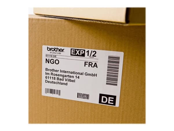 Brother DK-11240 - Svart på hvitt - 51 x 102 mm 600 etikett(er) forsendelsesetiketter - for Brother QL-1050, QL-1050N, QL-1110NWBc, QL-550