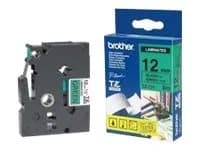 Brother TZe-731 - Sort på grønt - Rull (1,2 cm x 8 m) 1 kassett(er) laminert teip - for Brother PT-D210, D600, H110, P750; P-Touch PT-1005, D450, E31