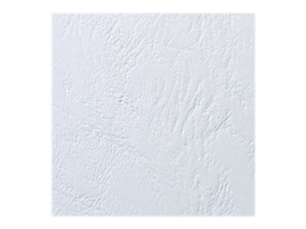 GBC LeatherGrain - A4 (210 x 297 mm) - hvit - 250 g/m² - 100 stk permomslag