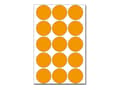 Miniatyrbilde 2 av 5: HERMA - Papir - permanent selvklebende - oransje - 32 mm rund 360 etikett(er) (24 ark x 15) runde etiketter