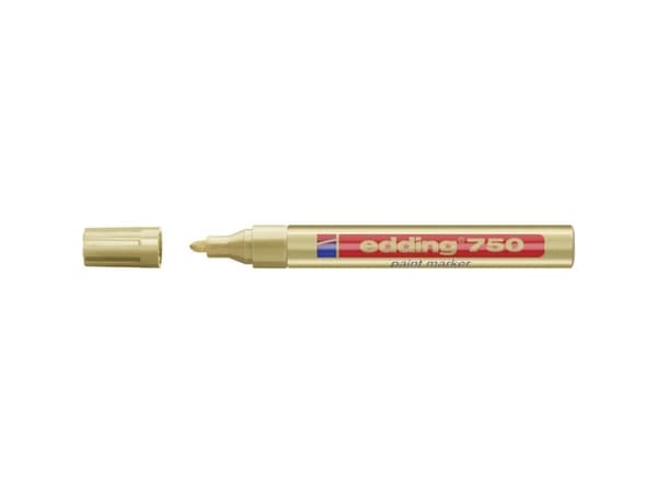 edding 750 paint - Markering - permanent - gyllene - pigmentbläck - 2-4 mm