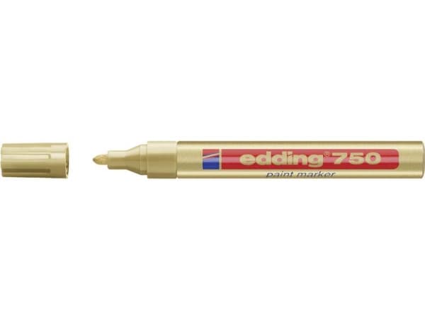 edding 750 paint - Markering - permanent - gyllene - pigmentbläck - 2-4 mm