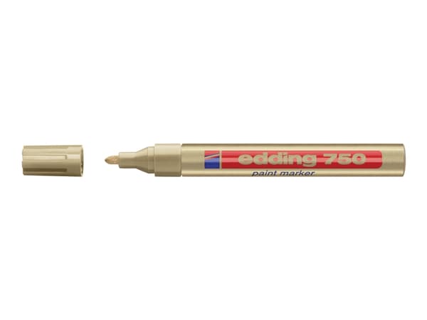 edding 750 paint - Markering - permanent - gyllene - pigmentbläck - 2-4 mm