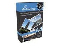 MediaRange - Høyblank - belagt - A4 (210 x 297 mm) - 160 g/m² - 100 ark fotopapir