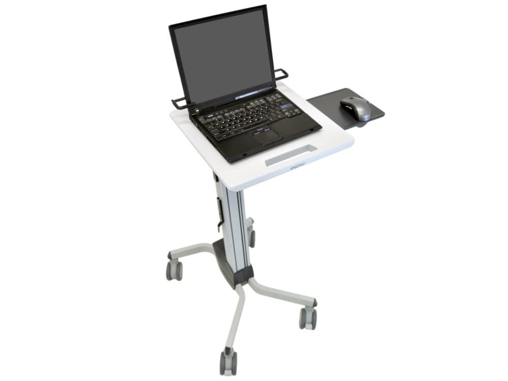 Ergotron Neo-Flex - Vagn - för bärbar dator/mus/streckkodsläsare - aluminium, stål, kvalitetsplast - grå i två toner - skärmstorlek: 12"-17.3"