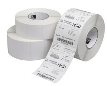 Zebra Z-Select 2000D 190 Tag - Hvit - 76.2 x 101.6 mm 5400 stk (12 rull(er) x 450) etiketter - for LP 2844-Z; TLP 2844-Z