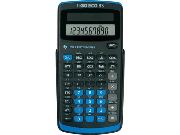 Texas Instruments TI-30 eco RS - Vitenskapelig kalkulator - 10 sifre - solpanel