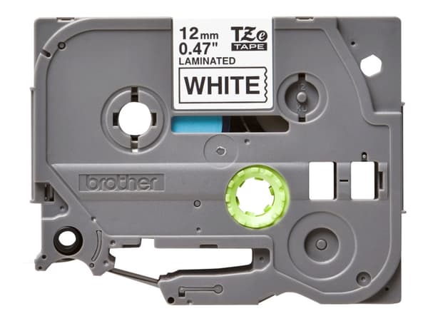 Brother TZe-231 Tape - Svart på hvit 12 mm - 8 meter