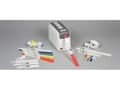 Miniatyrbilde 2 av 2: Zebra Z-Band Direct - Polypropylen (PP) - permanent akryl-adhesiv - perforert - 6 mille - purpur, svart registreringsmerke - 25.4 x 279.4 mm 1200 stk
