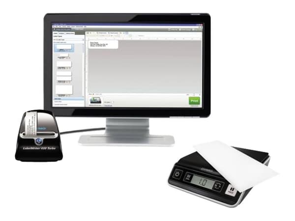 Vægt DYMO® M2 digital sort 2 kg