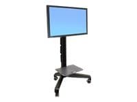 Ergotron Neo-Flex Mobile MediaCenter VHD - Vagn - för LCD-display - grå - skärmstorlek: 37"-75"