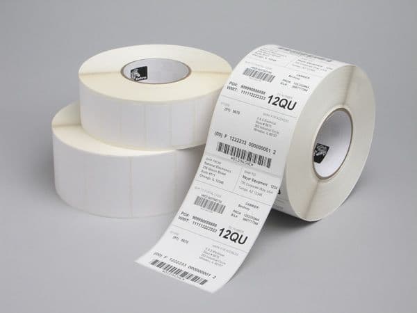 Zebra Z-Perform 1000D - Permanent häftning - 64 x 102 mm 10040 etikett (er) (4 rulle/rullar x 2510) etiketter - för Zebra S4M, Z4Mplus, Z6MPlus, ZM40