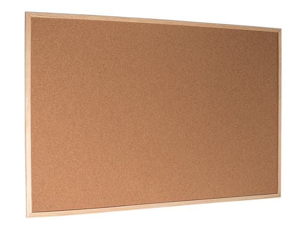 Opslagstavle Esselte 60x90 cm kork med træramme