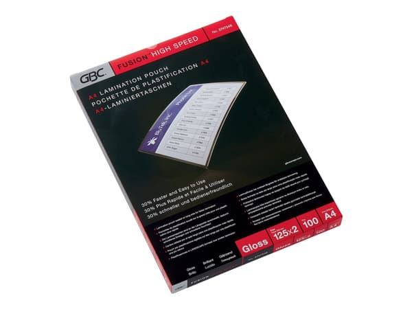 Lamineringslomme GBC A4 High Speed 125 micron (100 stk.)