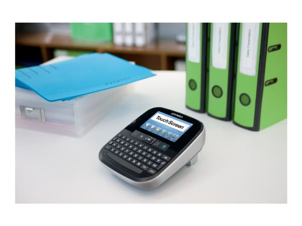 DYMO LabelMANAGER 500TS - Etikettmaker - S/H - Rull (2,4 cm) - 300 dpi - USB - kutter - 8-linjersutskrift
