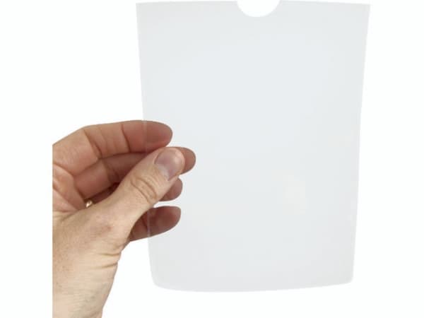 Plastetui Esselte A6 0,105 mm glasklar - (100 stk.)