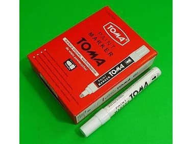 TOMA oil marker white (12pcs)