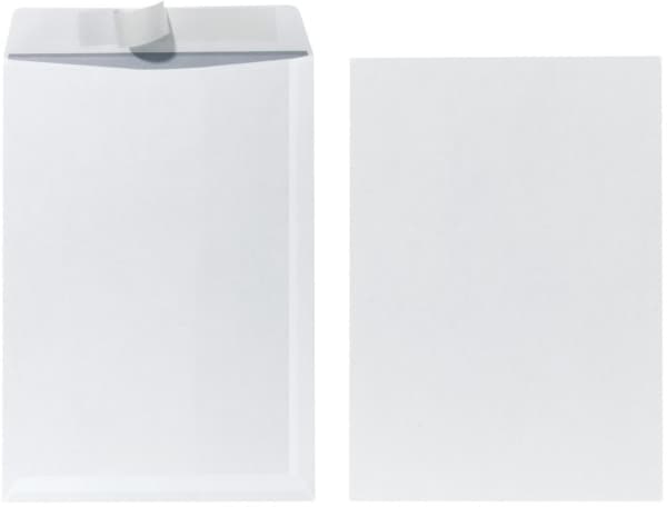 Kuvert Herlitz C4 (229 x 324 mm) vit 90g Peel &amp; Seal (25 st.)