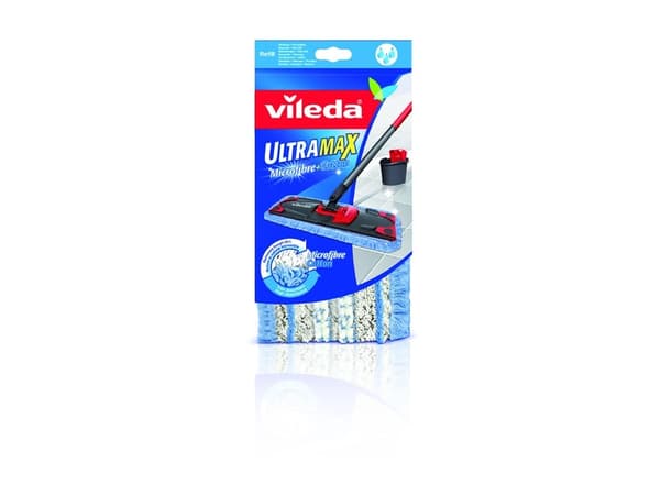 Vileda 4023103139022, Mopphuvud, Blå, Vit, Bomull, Mikrofiber, Polyamid, Polyester, 1 styck