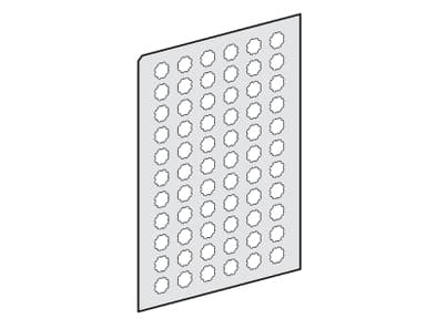 Schneider Electric ZBY1101, Gjennomsiktig, Sirkel, 66 stykker, 10 ark, 17 g, 660 stykker