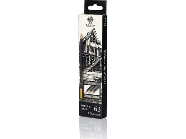 Astra Pencil for learning to sketch 6B Artea (12 pcs) ASTRA