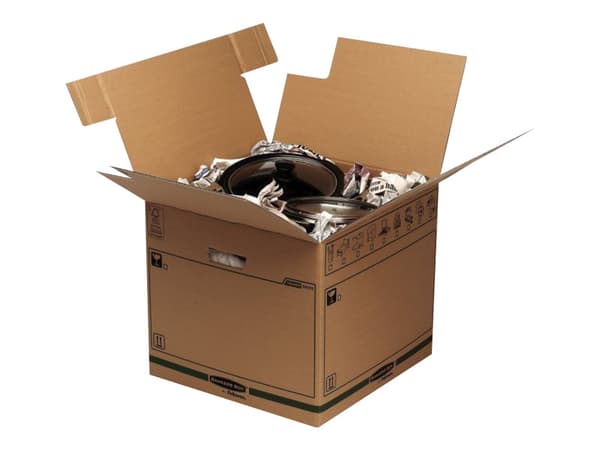 Bankers Box SmoothMove Large - Postilaatikot - 48 cm x 47 cm x 41,2 cm - ruskea