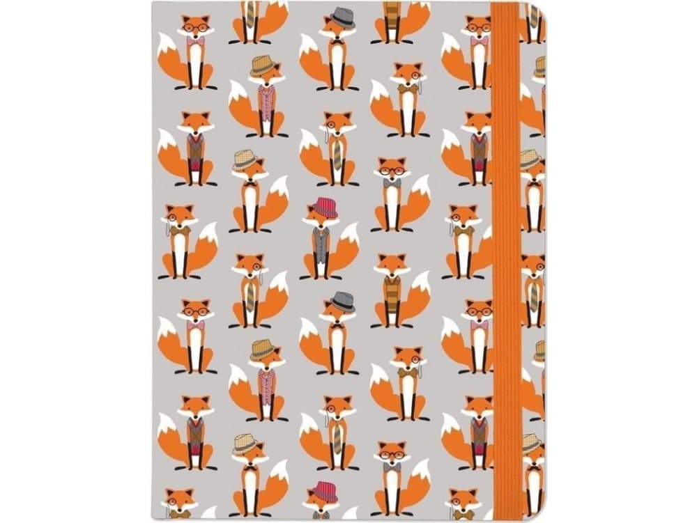 Peter Pauper Press Midi Notebook Elegant foxes