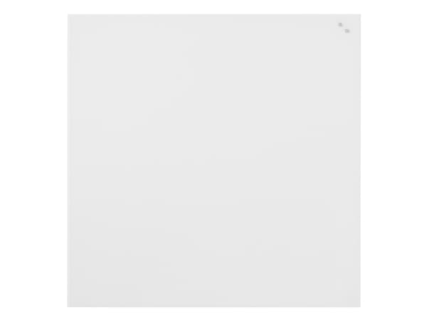Glass board 100 x 100 cm. PURE White