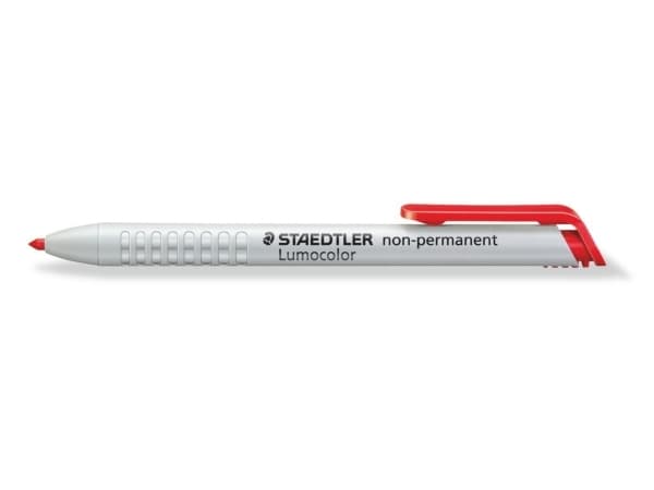 STAEDTLER Lumocolor omnichrom - Markør - ikke-permanent - rød - 3 mm - retraktil