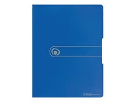 Herlitz 11207347, Blå, Polypropylen (PP), 20 lommer, Portrett, A4, 1 stykker