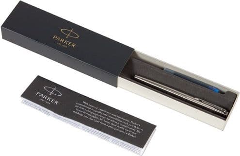 Parker Jotter, Svart, Krom, Rostfritt stål, Rostfritt stål, Medium, Presentask, 1 styck