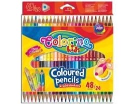 Crayons 24/48kol triangular COLORINO Patio 51705