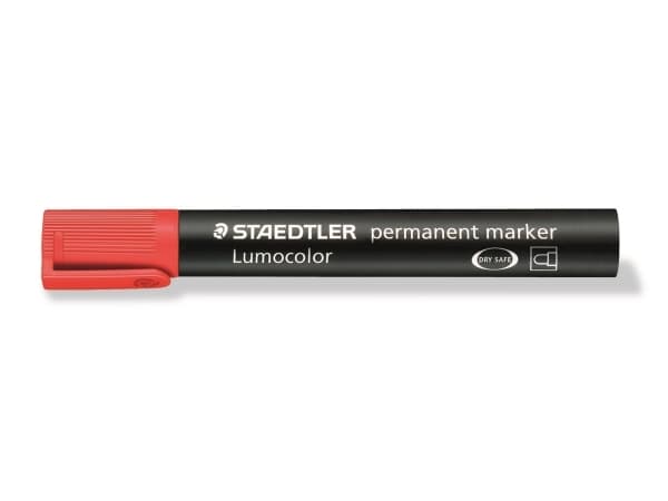 Staedtler Lumocolor, Punainen, 2 mm