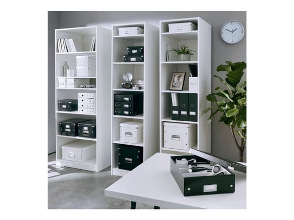Förvaringslåda leitz wow click&amp;store, svart